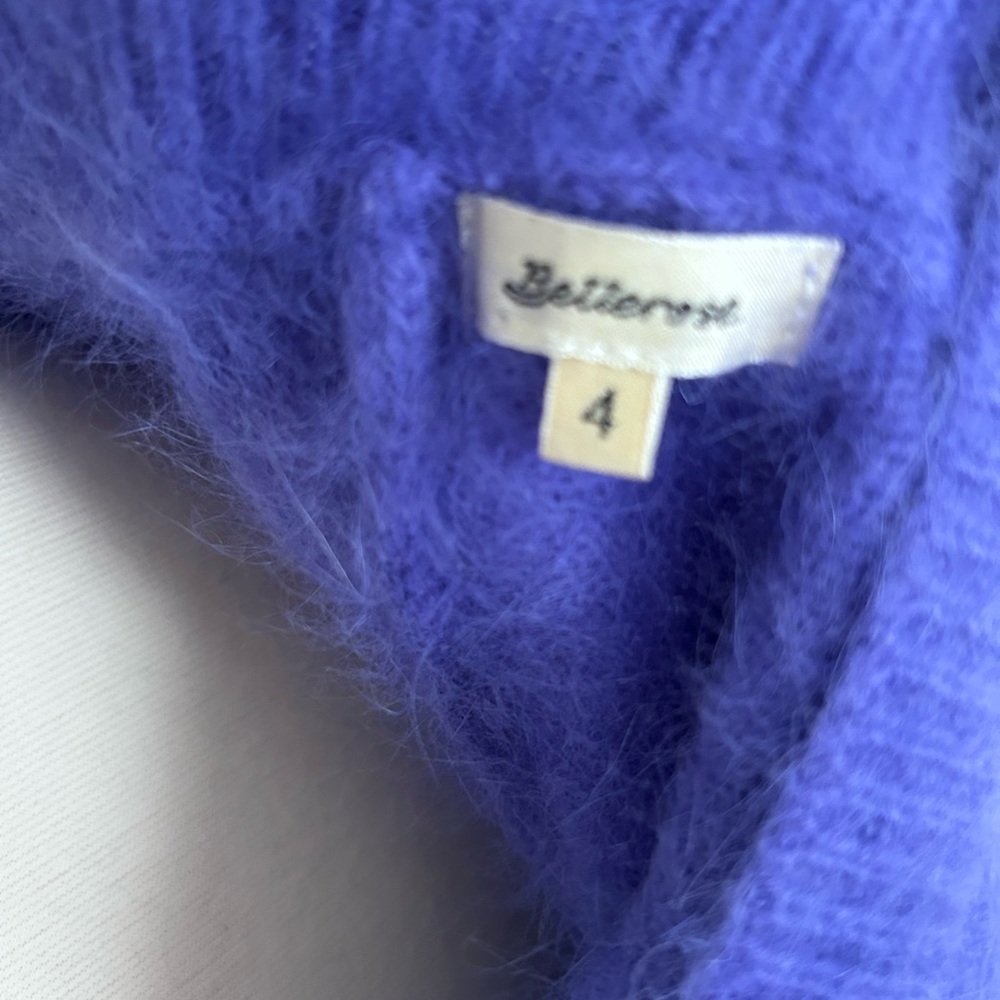 bellerose DATHE ANGORA-BLEND SWEATER Purple Women’s Size 4 Oversized - Picture 9 of 10